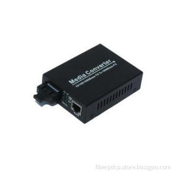 Dual Gigabit fibre optic media converter Full Duplex , 10 /
